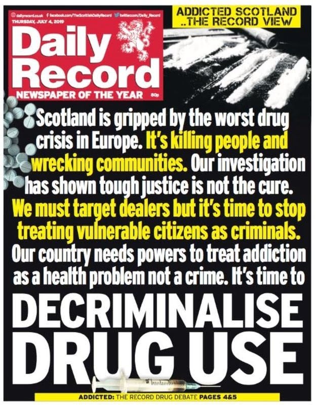 Daily Record paper cover