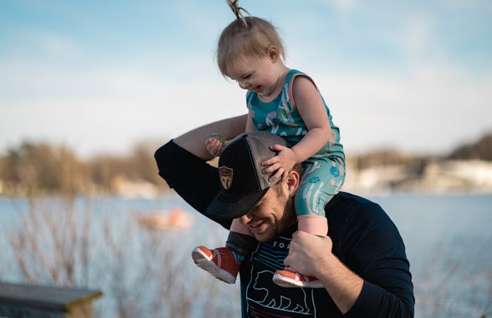 Alcoholic father and child